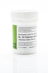 Schüßler Salz Adler Nr. 22 D12 Tabletten - 250 Gramm